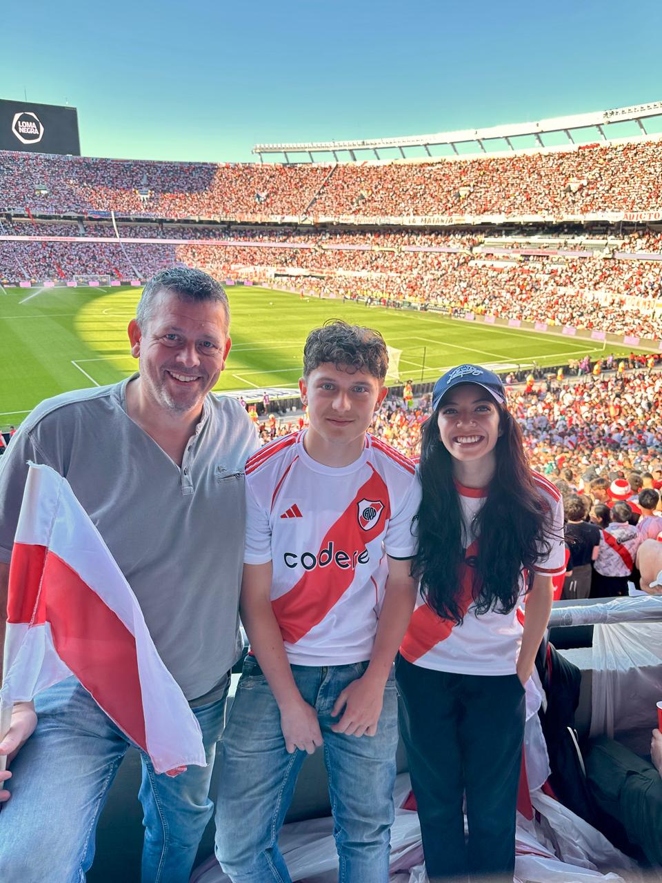 Klanten in het Monumental bij River Plate